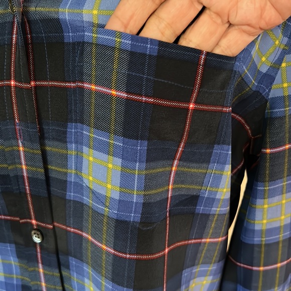 Equipment button down silk blouse - Picture 3 of 5